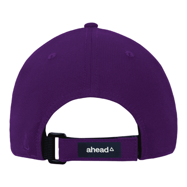 Northwestern University Wildcats Ahead Constructed Performance Purple Velcro Back Hat with N-Cat Design -Back