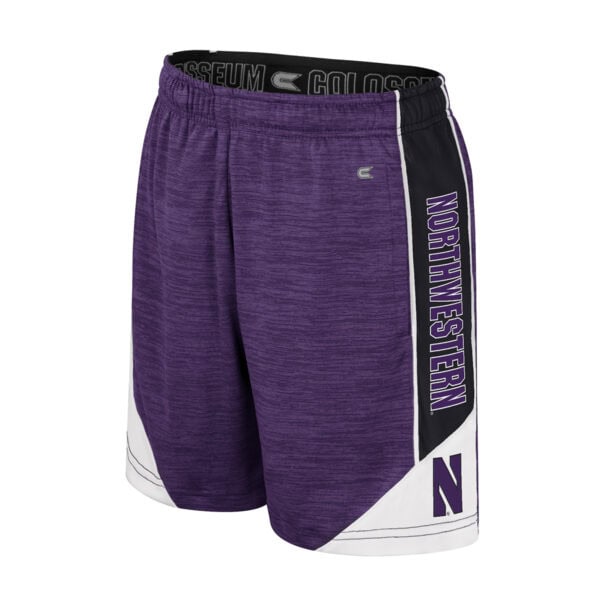 Northwestern University Wildcats Colosseum Youth Rylos Purple Shorts