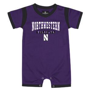 Northwestern University Wildcats Colosseum Infant Boys Arcade Romper