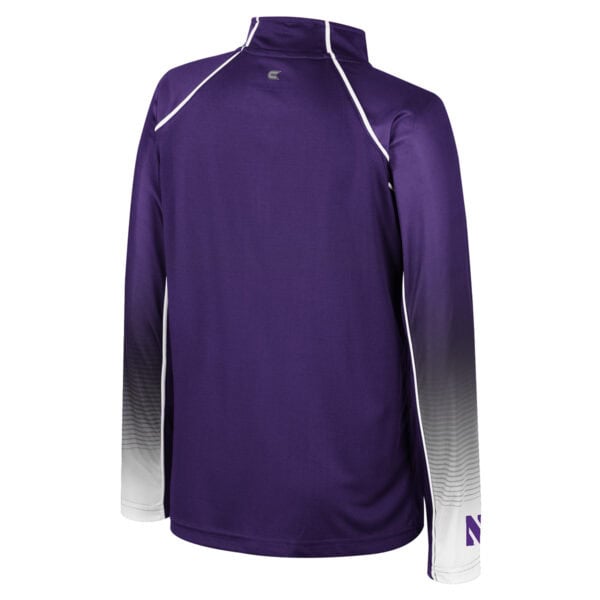 Northwestern University Wildcats Colosseum Youth Boys Purple Armada 1/4 Zip-Back
