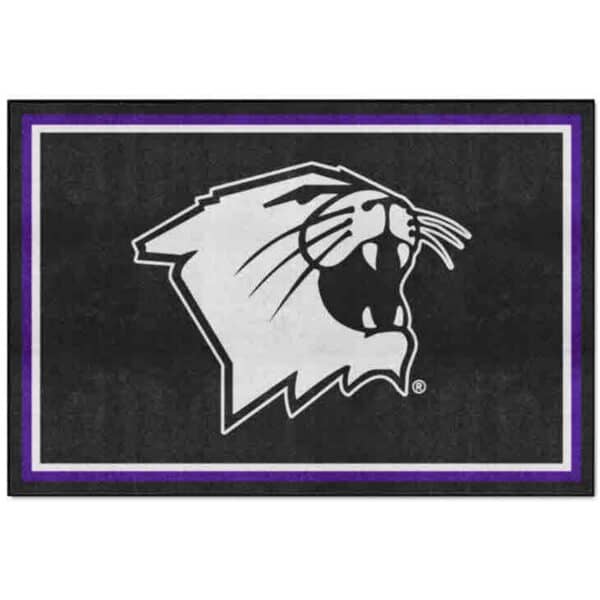 Northwestern University Wildcats Plush Area Rug 60"X88"