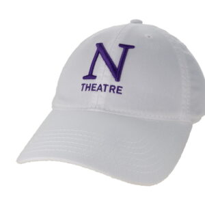 Northwestern Theatre Legacy Unconstructed Adjustable White Hat with N Design
