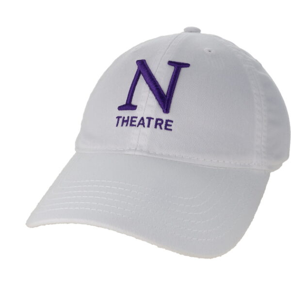 Northwestern Theatre Legacy Unconstructed Adjustable White Hat with N Design