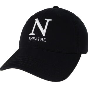 Northwestern Theatre Legacy Unconstructed Adjustable Black Hat with N Design