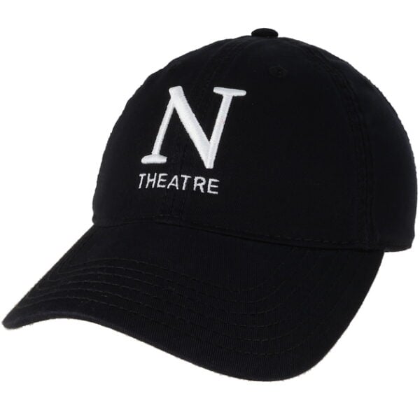 Northwestern Theatre Legacy Unconstructed Adjustable Black Hat with N Design