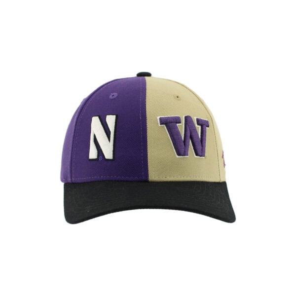 Northwestern University Wildcats House Divided Hat with University of Washington Huskies - Image 5