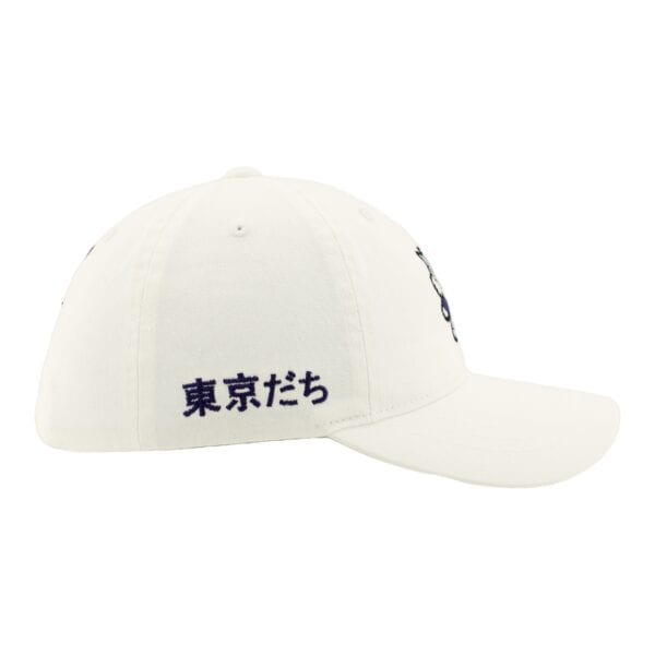 Northwestern University Wildcats Zephyr Unconstructed Adjustable White Hat with Tokyodachi Willie the Wildcat Design - Image 7