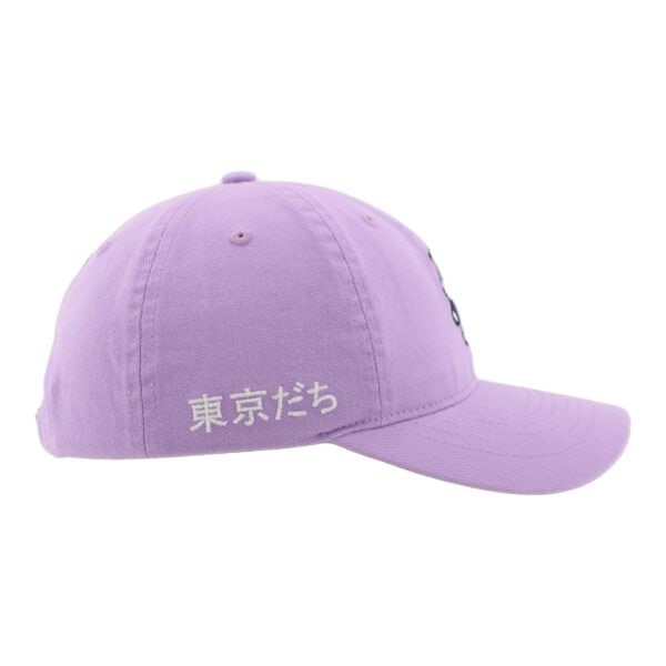 Northwestern University Wildcats Zephyr Unconstructed Adjustable Lilac Hat with Tokyodachi Willie the Wildcat Design - Image 7
