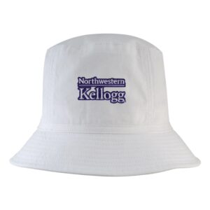 Northwestern I Kellogg White Sunny Floppy Bucket Hat
