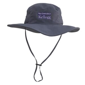 Northwestern I Kellogg LogoFit Slate Grey Outback Boonie Hat