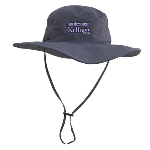 Northwestern I Kellogg LogoFit Slate Grey Outback Boonie Hat