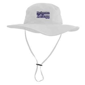 Northwestern I Kellogg LogoFit White Outback Boonie Hat