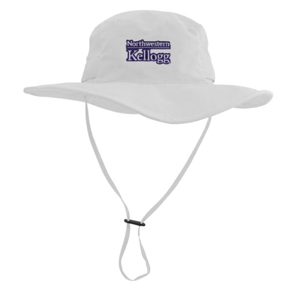 Northwestern I Kellogg LogoFit White Outback Boonie Hat
