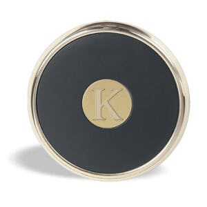 Northwestern | Kellogg K Design Gold Medallion Gold Tone Coaster