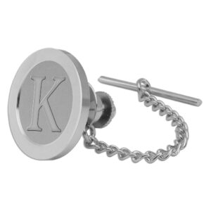Northwestern | Kellogg Silver Plated Tie Tack/Lapel Pin with K Design