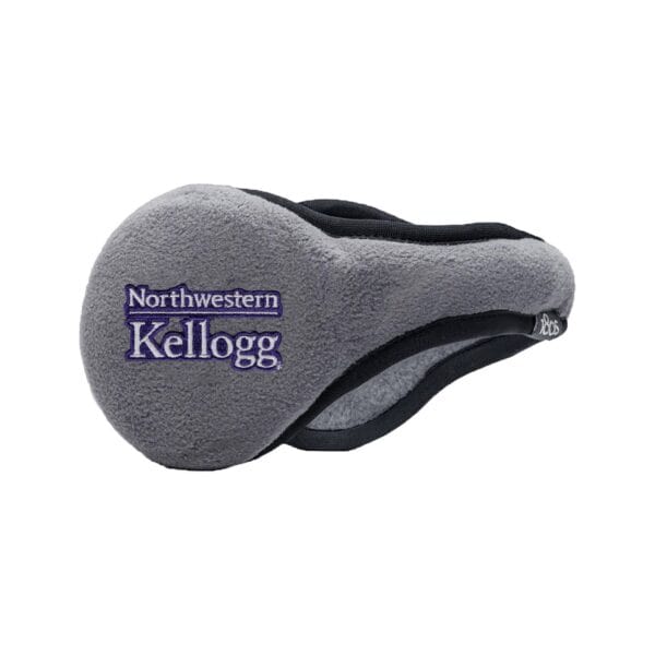 Northwestern I Kellogg Tec Fleece Grey PrimaLoft Gold Insulated Ear Bands