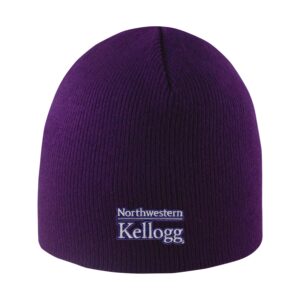 Northwestern I Kellogg Everest Purple Knit Beanie Hat