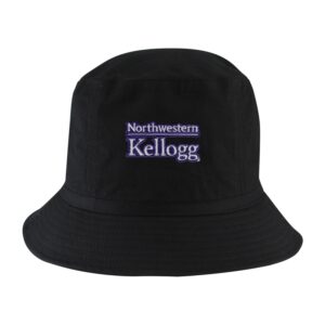 Northwestern I Kellogg Black Sunny Floppy Bucket Hat