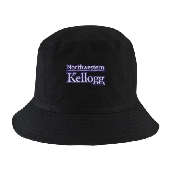 Northwestern I Kellogg Black Sunny Floppy Bucket Hat