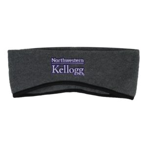 Northwestern I Kellogg Essex Charcoal Fleece Ear Band