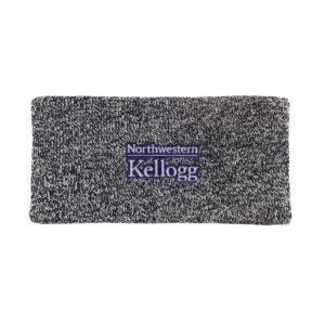 Northwestern I Kellogg Cameron Black Marled Yarn Ear Band