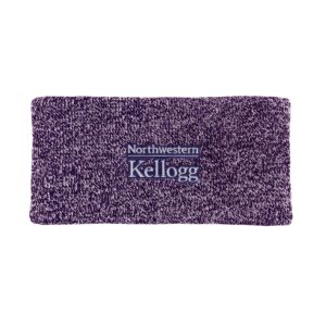 Northwestern I Kellogg Cameron Purple Marled Yarn Ear Band