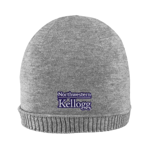 Northwestern I Kellogg Zeus Light Heather Cotton Beanie Hat