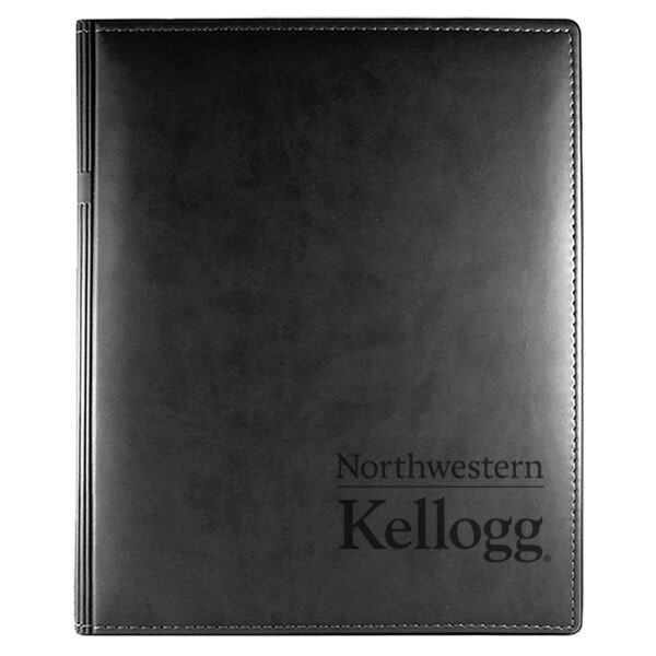 Northwestern | Kellogg Stacked Design Laser Engraved Writing Portfolio