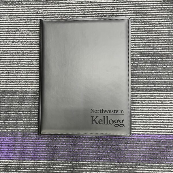 Northwestern | Kellogg Stacked Design Laser Engraved Writing Portfolio - Image 3
