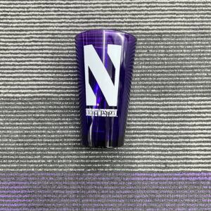 Northwestern University Wildcats 16 oz. Purple Pint Glass with N Design