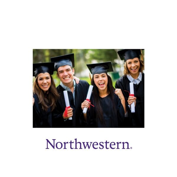 Northwestern University Expo White Spectrum Horizontal Photo Frame 5"X7"