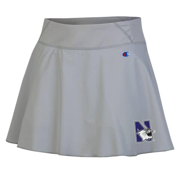 Northwestern University Wildcats Women’s Champion New Generation Silver Skirt with N-Cat Design