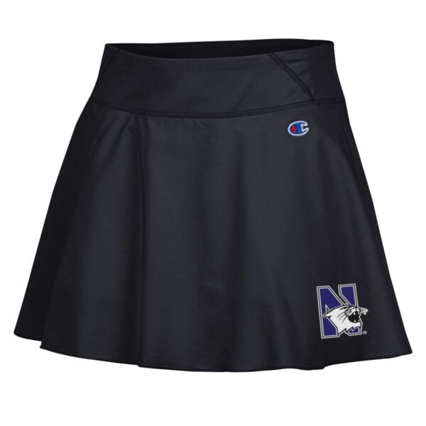 Northwestern University Wildcats Women’s Champion New Generation Black Skirt with N-Cat Design