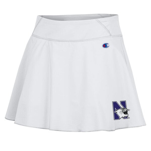 Northwestern University Wildcats Women’s Champion New Generation White Skirt with N-Cat Design