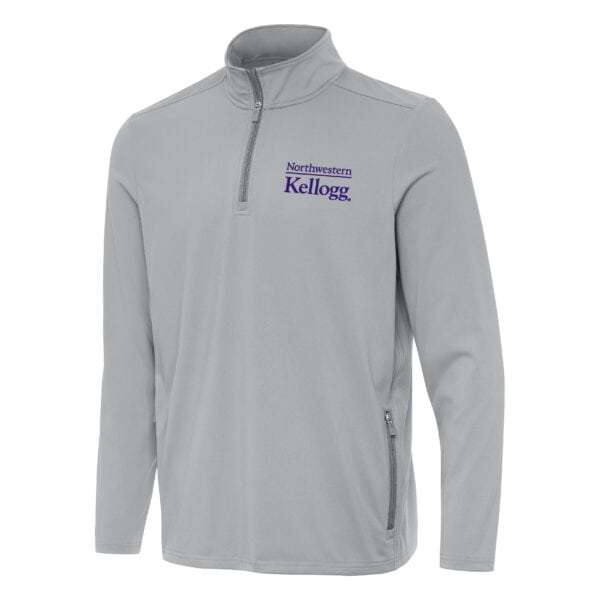 Northwestern I Kellogg Men's Antigua Skyscraper Perilous 1/4 Zip Pullover -2