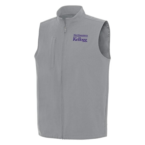 Northwestern I Kellogg Men's Antigua Regard Skyscraper FZ Vest-2