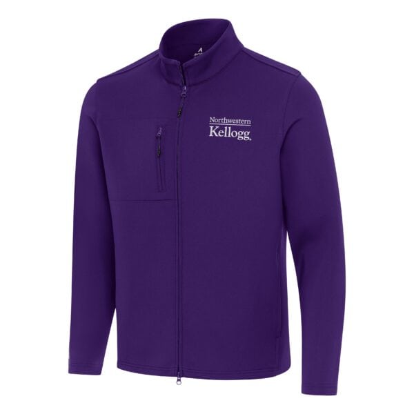 Northwestern I Kellogg Antigua Men's Objection Purple Jacket-2