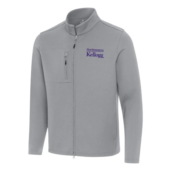 Northwestern I Kellogg Antigua Men's Objection Skyscraper Jacket